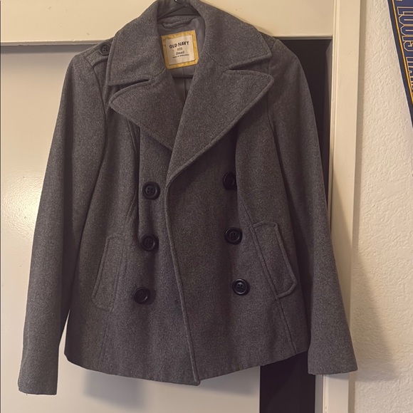 Old Navy Women's Charcoal Peacoat - Picture 1 of 2